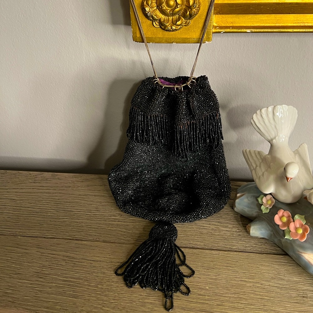 Vintage Beaded Evening Bag 1930's Art Deco Period